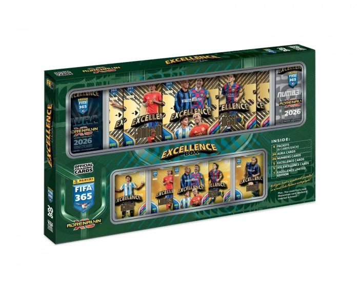 2026 Panini FIFA 365 Adrenalyn XL Soccer Excellence Box
