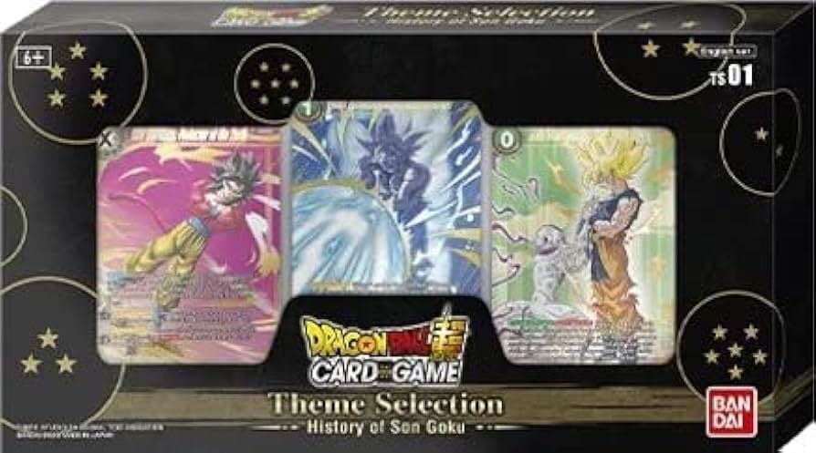 Theme Selection Box History of Son Goku (TS01) Dragon Ball Super Card Game x6