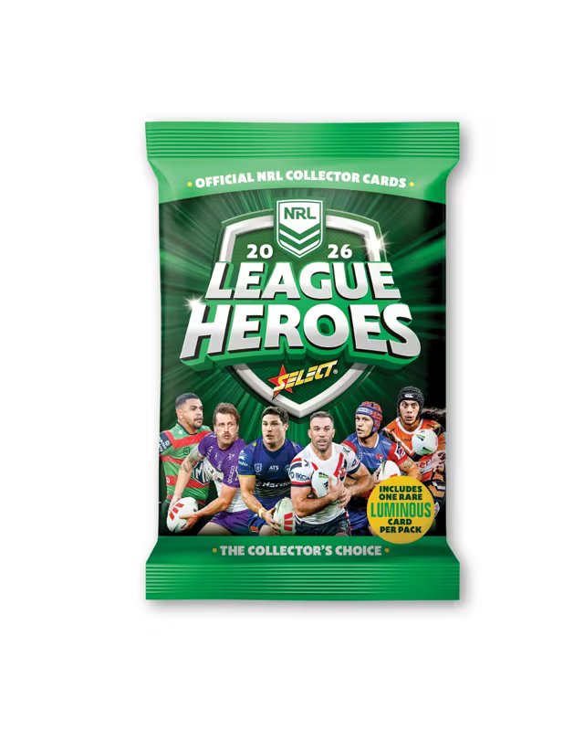 2026 NRL League Heroes Cards Pack