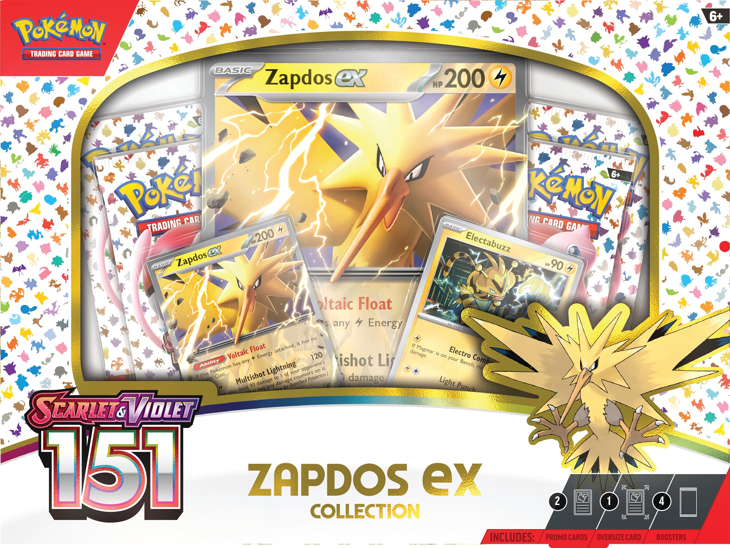 Pokémon TCG Scarlet & Violet 151 Zapdos ex Collection