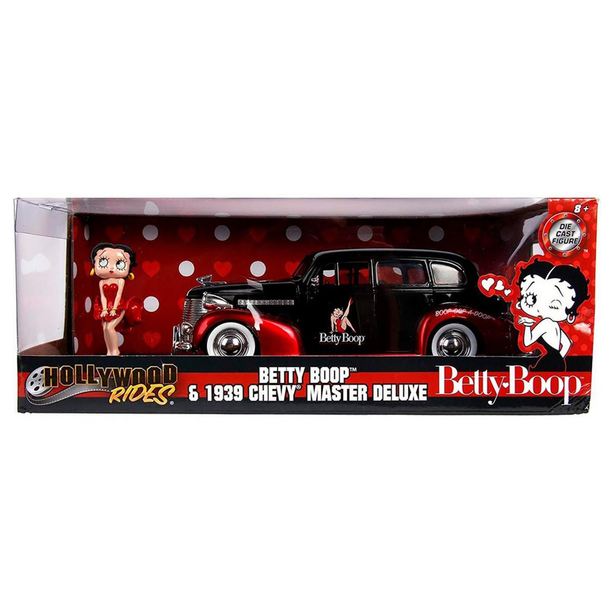 Hollywood Rides - Betty Boop & 1939 Chevy Master Deluxe 1:24 Scale