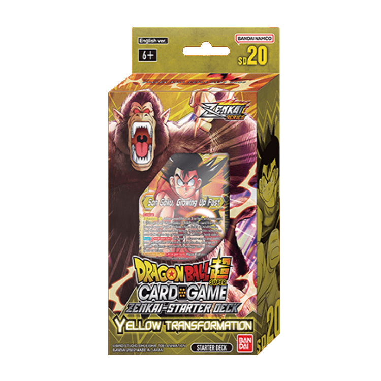 Dragon Ball Super: Zenkai Series - Yellow Transformation - Starter Deck x6