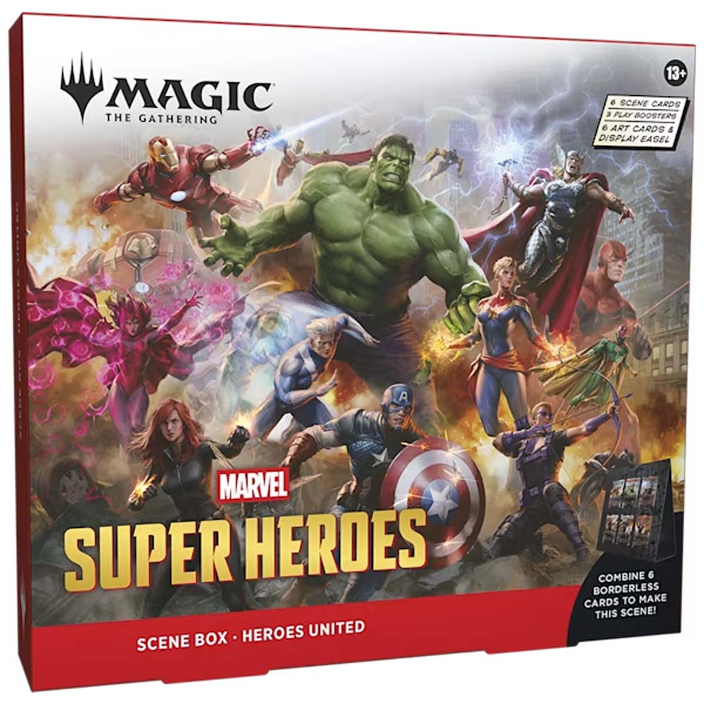Magic The Gathering Marvel Super Heroes Scene Box - Heroes United