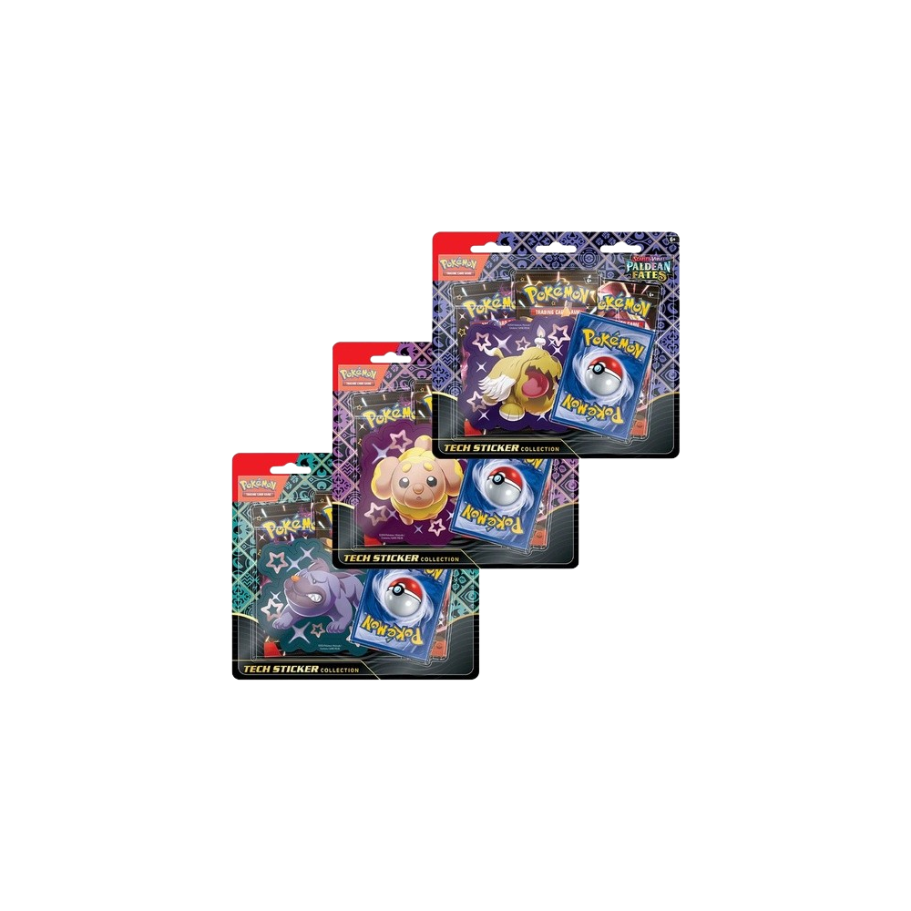 Pokemon TCG Paldean Fates Tech Sticker Collection
