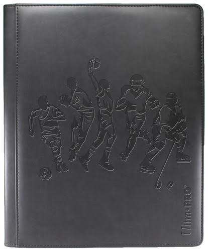 Ultra PRO 3-Ring Binder Album Folder Portfolio + 20x 9-POCKET PAGES Black