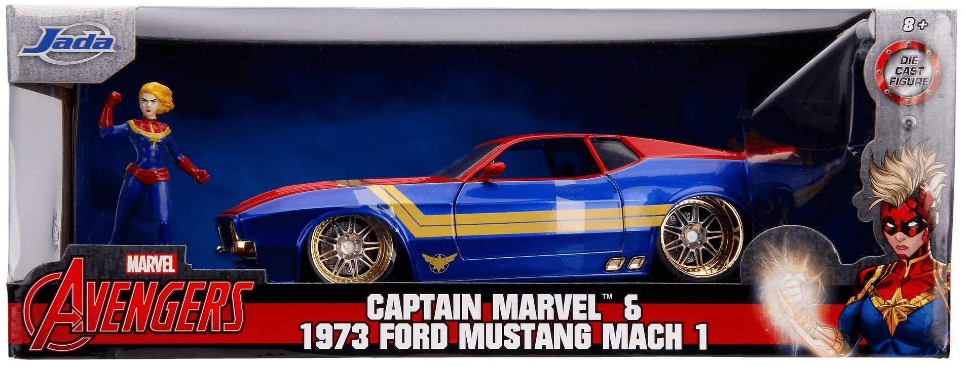 Captain Marvel - 1973 Ford Mustang Mach 1 1:24