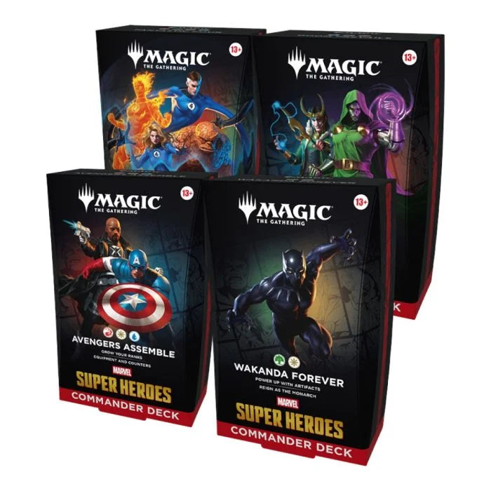Magic the Gathering: Marvel Superheroes Commander Deck (Display) - PREODER