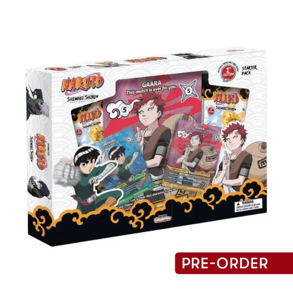 Naruto Mythos TCG Shinobi Shiren Gaara vs Rock Lee Starter Deck 1st Edition
