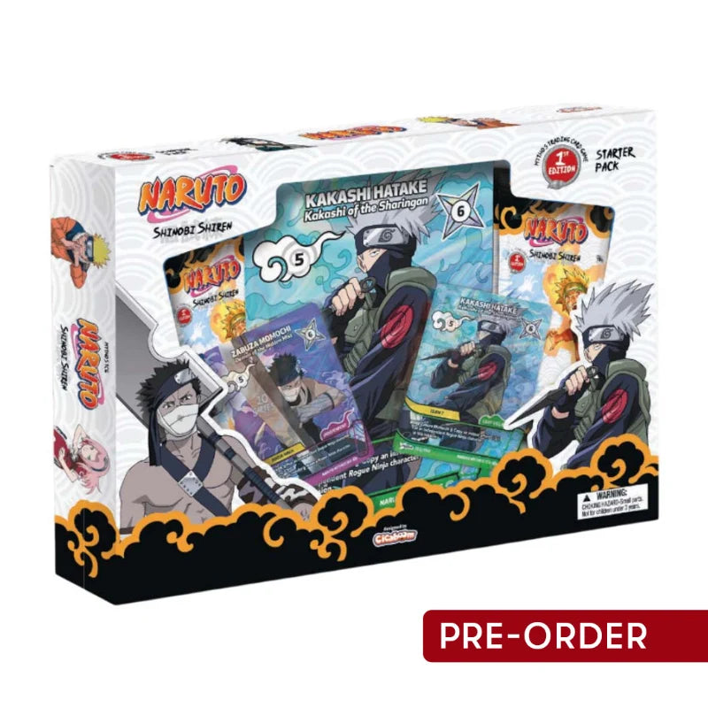 Naruto Mythos TCG Shinobi Shiren Kakashi vs Zabuza Starter Deck 1st Edition