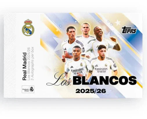 2025-26 Topps Real Madrid Los Blancos Hobby Box