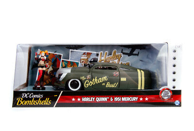 DC Bombshells Harley Quinn 1951 Mercury 1:24 Scale